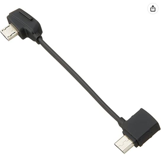 Mavic Part 4 RC Cable Reverse Micro USB connector 